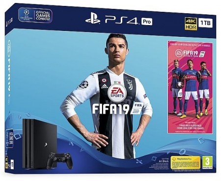 SONY PlayStation PS4 1TB Pro-B + FIFA 19