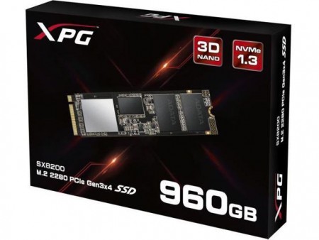 A-DATA 960GB M.2 PCIe Gen 3 x4 NVMe ASX8200NP-960GT-C SSD