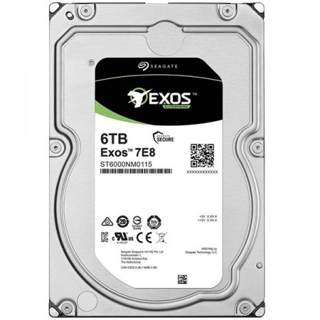 SEAGATE Server Exos 7E8 512E 3.5 6TB ST6000NM0115 