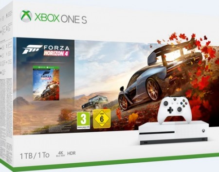 MICROSOFT XBOXONE S Console 1TB White + Forza Horizon 4