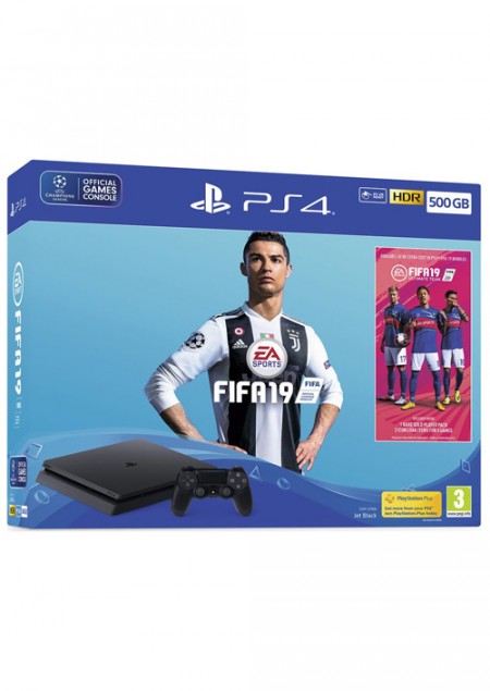 SONY PlayStation PS4 500GB + FIFA 19 