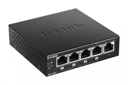 D-Link POE+ switch neupravljivi, DGS-1005PE