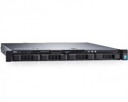 DELL PowerEdge R330 Xeon E3-1220 v6 4C 1x8GB 1TB SATA DVDRW 350W DES06657