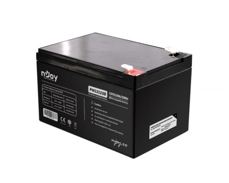 NJOY PW12123D baterija za UPS 12V 12Ah BTVA-12123PW-CN01B