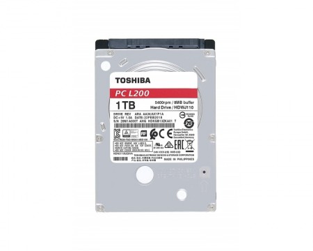 ''TOSHIBA 1TB 2.5'''' SATA III 128MB 5.400rpm HDWL110UZSVA L200 series'' ( 16637 )