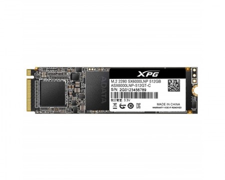 512GB A-DATA M.2 PCIe Gen 3 x4 NVMe ASX6000LNP-512GT-C