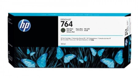 HP 764 300-ml Matte Black Ink Cartridge za Designjet T3500 C1Q16A