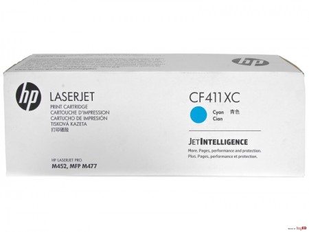 HP PPU Contractual High Yield Cyan LaserJet Toner Cartridge za M452  M477 CF411XC