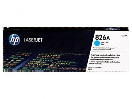 HP 826A Cyan LaserJet Toner Cartridge za seriju M855 CF311A