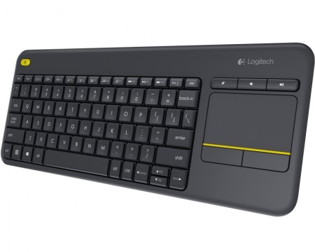 LOGITECH Wireless Touch Keyboard K400 Plus - INTNL - US International layout - Black (920-007145)