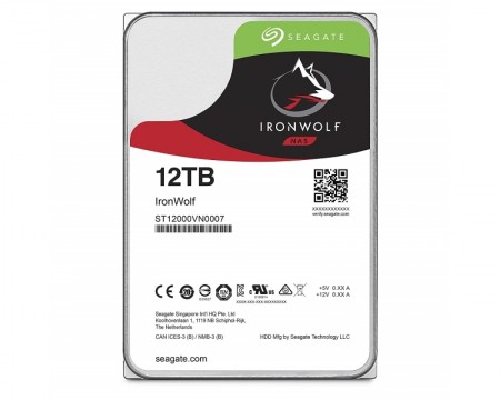 12TB SEAGATE 3.5'' SATA III 256MB ST12000VN0007 IronWolf NAS ( 18389 )