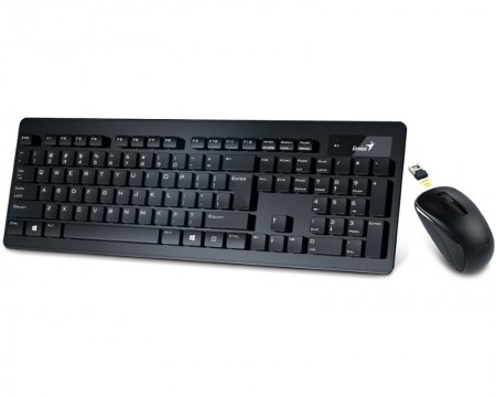 GENIUS SlimStar 8005 Wireless USB YU crna tastatura+ miš ( 1477 )