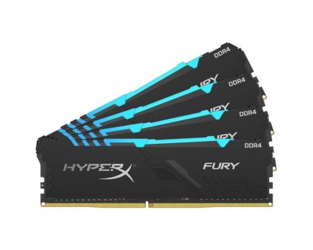 KINGSTON DIMM DDR4 64GB (4x16GB kit) 3000MHz HX430C15FB3AK464 HyperX Fury RGB