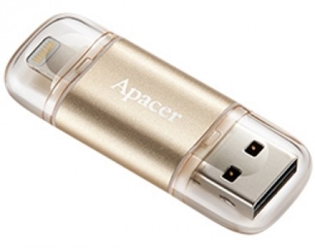 APACER 16GB AH190 USB 3.1 dual interface zlatni