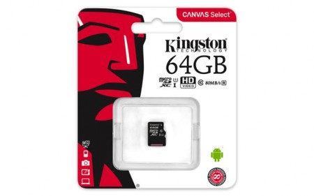 KINGSTON UHS-I MicroSDXC 64GB 80R class 10 SDCS64GB + adapter ( 3327 )