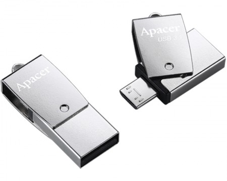 APACER 32GB AH750 USB 3.1 flash srebrni