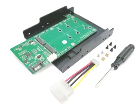 MAIWO adapter interni 2xM.2 SSD to SATA 3.5  tray design KT022B ( 19565 )