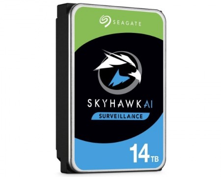 SEAGATE 14TB 3.5 SATA III 256MB ST14000VE0008 SkyHawk AI HDD ( 19795 )