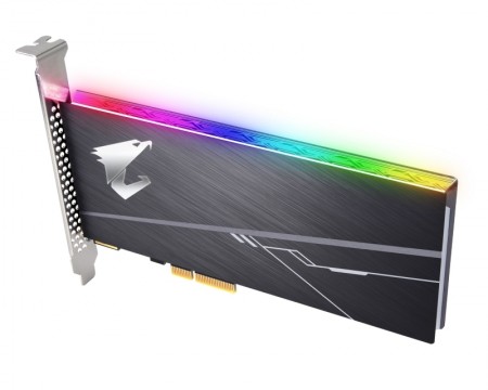 GIGABYTE 1TB PCIe Gen 3x4 NVMe GP-ASACNE2100TTTDR AORUS RGB SSD ( 19802 )