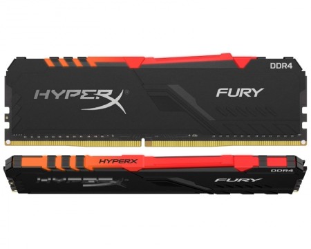 KINGSTON DIMM DDR4 32GB (2x16GB kit) 3733MHz HX437C19FB3AK232 HyperX Fury RGB ( 20083 )