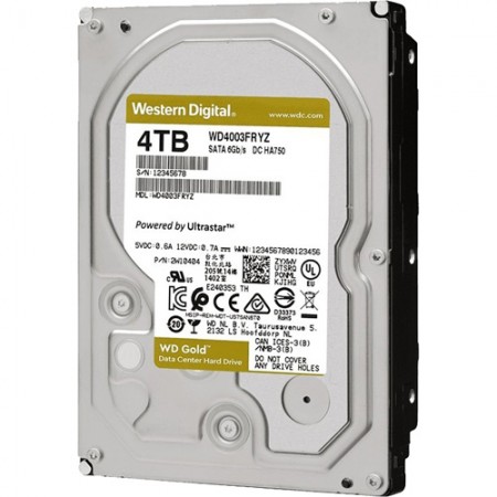 4TB WD WD4003FRYZ SATA3 7200 256MB Gold