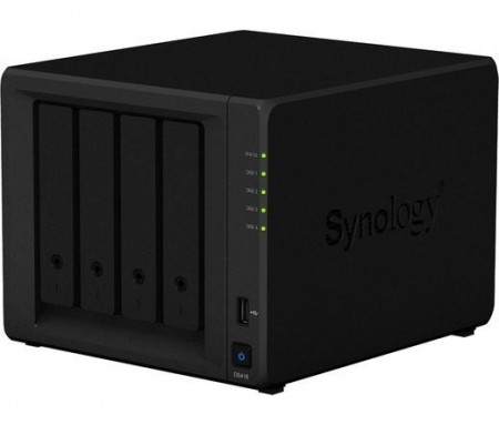 Synology DiskStation DS420J, Tower, 4-bays 3.5 SATA HDDSSD, CPU 4-core 1.4 GHz; 1GB DDR4 non-ECC; 1x RJ-45 1GbE LAN Port; 2x USB 3.0; 2.21 