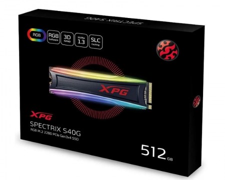 A-DATA 512GB M.2 AS40G-512GT-C SSD