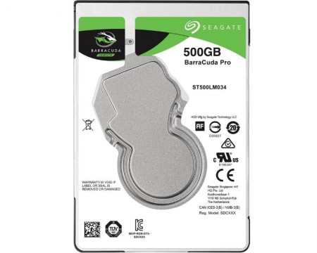 SEAGATE 500GB 2.5'' SATA III 128MB 7.200 ST500LM034 Barracuda ( 20980 )