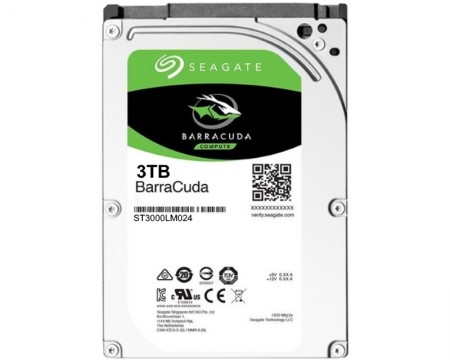 SEAGATE 3TB 2.5'' SATA III 128MB 5.400rpm ST3000LM024 Barracuda ( 1794 )