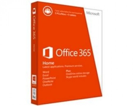 MICROSOFT Office 365 Home English Subscr 1YR CentralEastern Euro Only Medialess 6GQ-00948 ( 13272 )