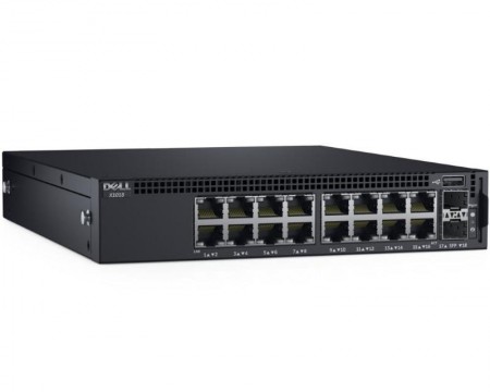 DELL Networking X1018P 16port + 2 SFP Managed Smart switch