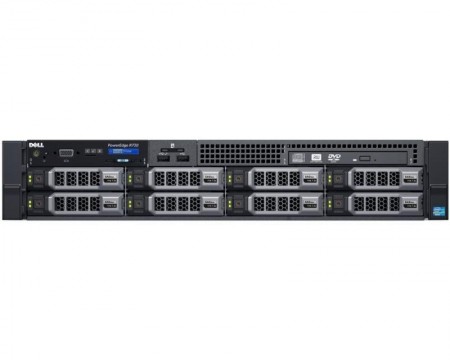 DELL PowerEdge R730 E5-2620 v4 1x16GB H730 300GB SAS DVDRW 750W (1+1) 3yr NBD + Sine za Rack