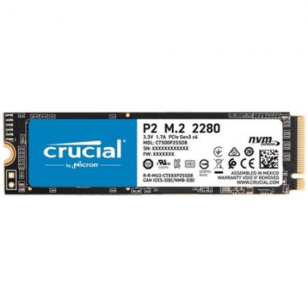 CRUCIAL P2 500GB M.2 2280 CT500P2SSD8