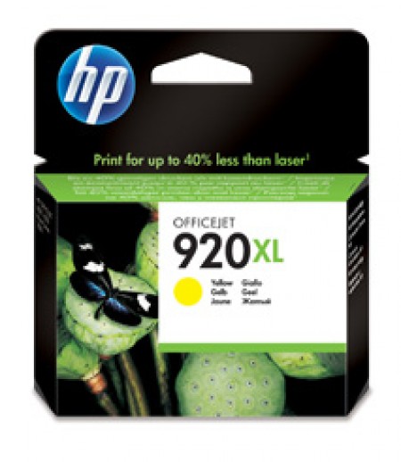 HP No.920XL Yellow Officejet Ink Cartridge, for Officejet 6500 CD974AE ( 22062 )