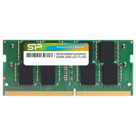 4GB SILICON POWER DDR4 SODIMM 2400MHz SP004GBSFU240N02