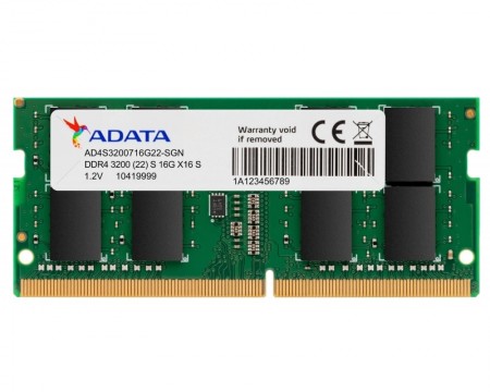 A-DATA SODIMM DDR4 16GB 3200Mhz AD4S3200716G22-SGN ( 22706 )