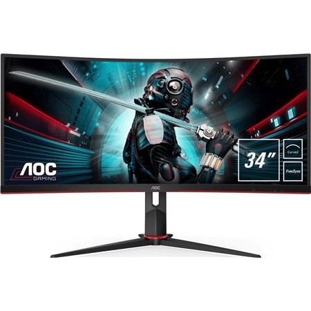 AOC 34'' CU34G2BK WQHD WLED Gaming zakrivljeni ( 22158 )