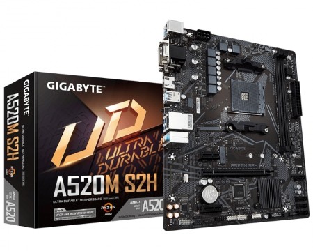 GIGABYTE AMD AM4 A520M S2H