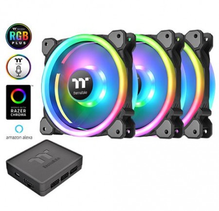 THERMALTAKE Riing 12 Trio RGB CL-F072-PL12SW-A ( 23211 )