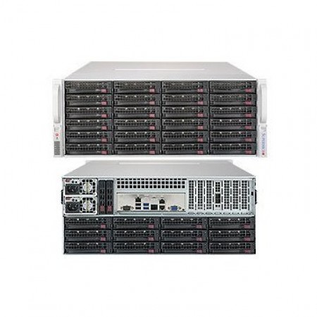 Supermicro Server Storage SSG-5049P-E1CTR36L with 3 years warranty - 4URackmount - 36 Hot-swap 3.5'' SASSATA drive bays with SES3 (24 front 