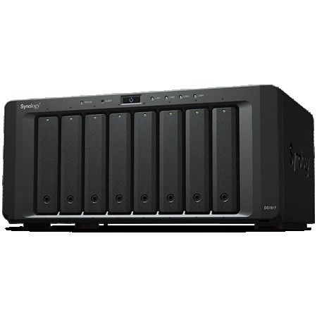 Synology NAS DS1817 (4GB, 8 HDD), 8x, 3,5 or 2,5, SATA, 2xLAN, 2xGLAN, 2xUSB 3.0, 2xeSata ( DS1817 ) 