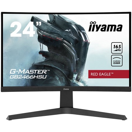 IIYAMA 24'' Curved Gaming R1500 G-Master Red Eagle FreeSync GB2466HSU-B1