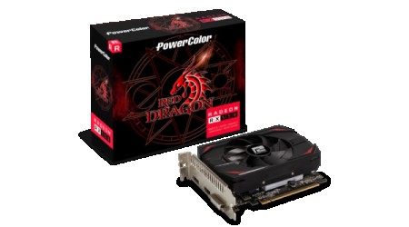 SVGA PCIE Power Color AXRX 550 4GBD5-DH RED DRAGON RX550 4GB GDDR5