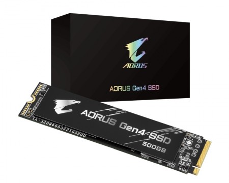 500GB GIGABYTE M.2 PCIe Gen4 x4 NVMe AORUS GP-AG4500G