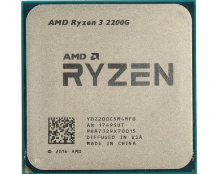 AMD Ryzen 3 2200G 4 cores 3.5GHz (3.7GHz) Tray