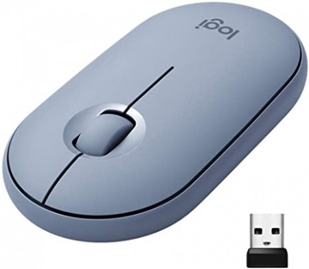 Pebble M350 Wireless Mouse - Blueberry ( 910-006753 ) 