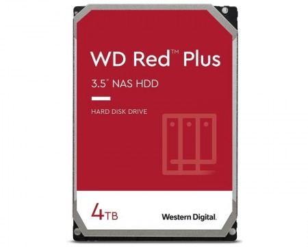 4TB WD 3.5'' SATA III 128MB WD40EFZX Red Plus