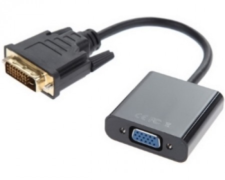 FAST ASIA Adapter-konvertor DVI-D (M) - VGA (F) crni ( 2399 )