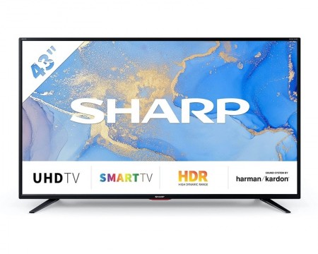 SHARP 43'' 43BJ6EF2NB Smart UHD