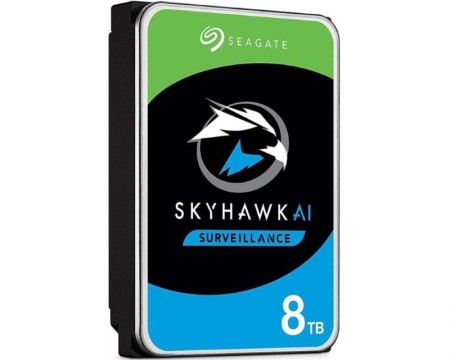 8TB SEAGATE Skyhawk AI 3.5'' SATA III 256MB ST8000VE001 Surveillance